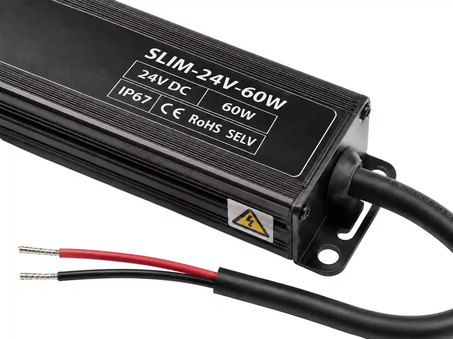 Ochranné funkce voděodolného SLIM LED zdroje 24V 60W IP67 přetížení zkrat přehřátí pro LED pásky